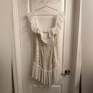 Selfie Leslie off the shoulder dress